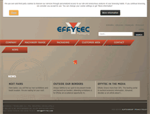 Tablet Screenshot of effytec.com